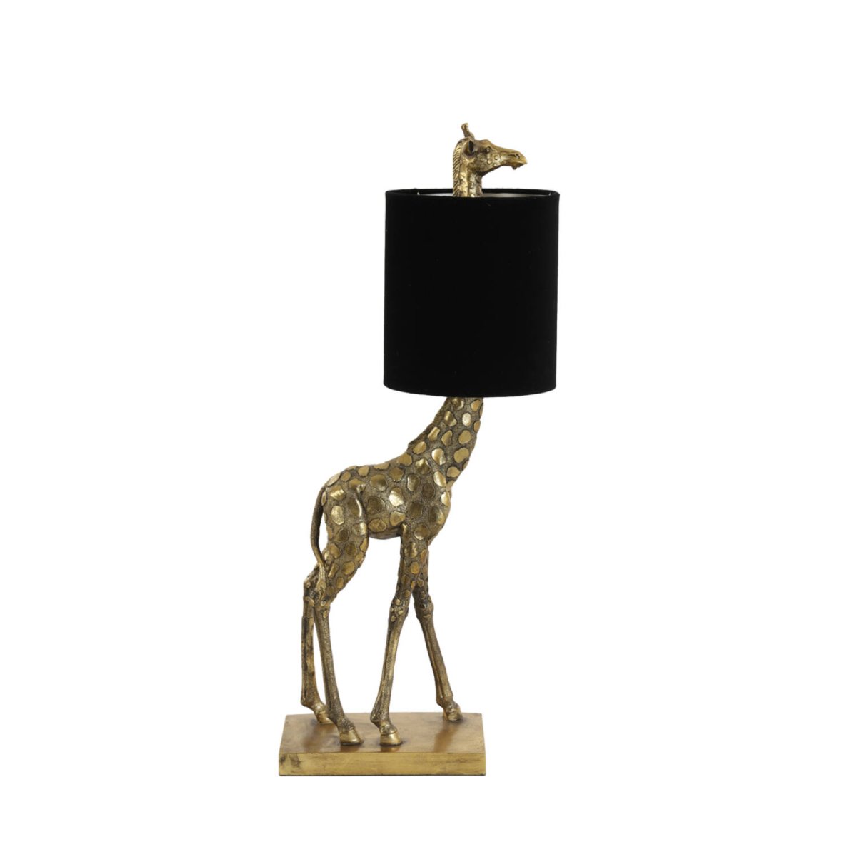 Giraffe 60cm Guld bordlampe Fra Light & Living - Giraffe er en unik bordlampe, der kombinerer dristigt design med elegance.