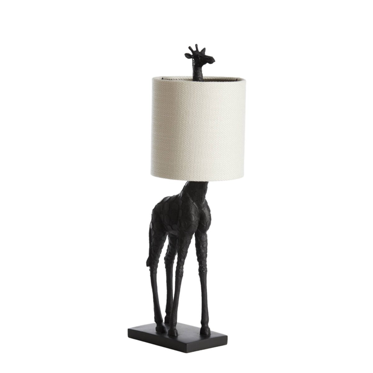 Giraffe 68cm Sort bordlampe Fra Light & Living - Giraffe er en unik bordlampe, der kombinerer dristigt design med elegance.