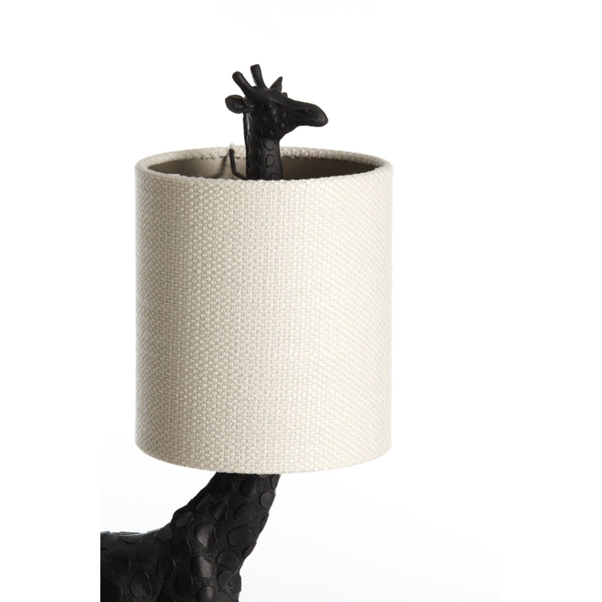 Giraffe 68cm Sort bordlampe Fra Light & Living - Giraffe er en unik bordlampe, der kombinerer dristigt design med elegance.