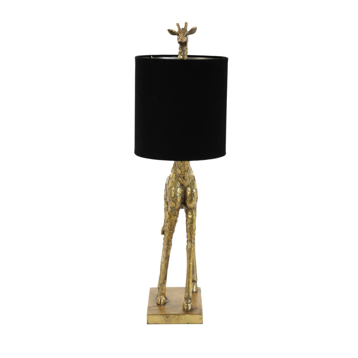 Giraffe 68cm Guld bordlampe Fra Light & Living - Giraffe er en unik bordlampe, der kombinerer dristigt design med elegance.