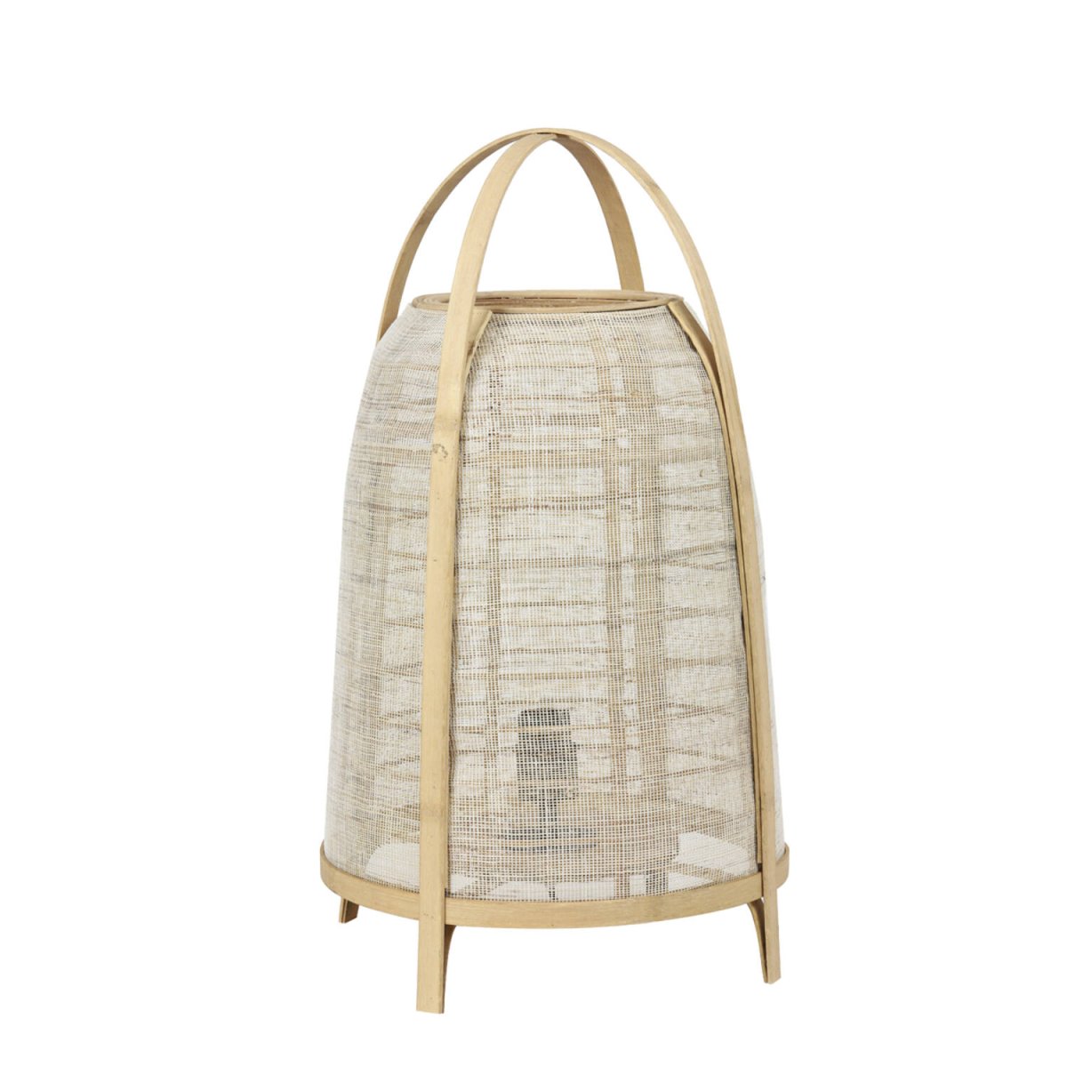 Jacinto 60cm Natur bordlampe Fra Light & Living - Skab en varm og harmonisk atmosfære med Jacinto, en stilfuld lampe i bambus og hør.
