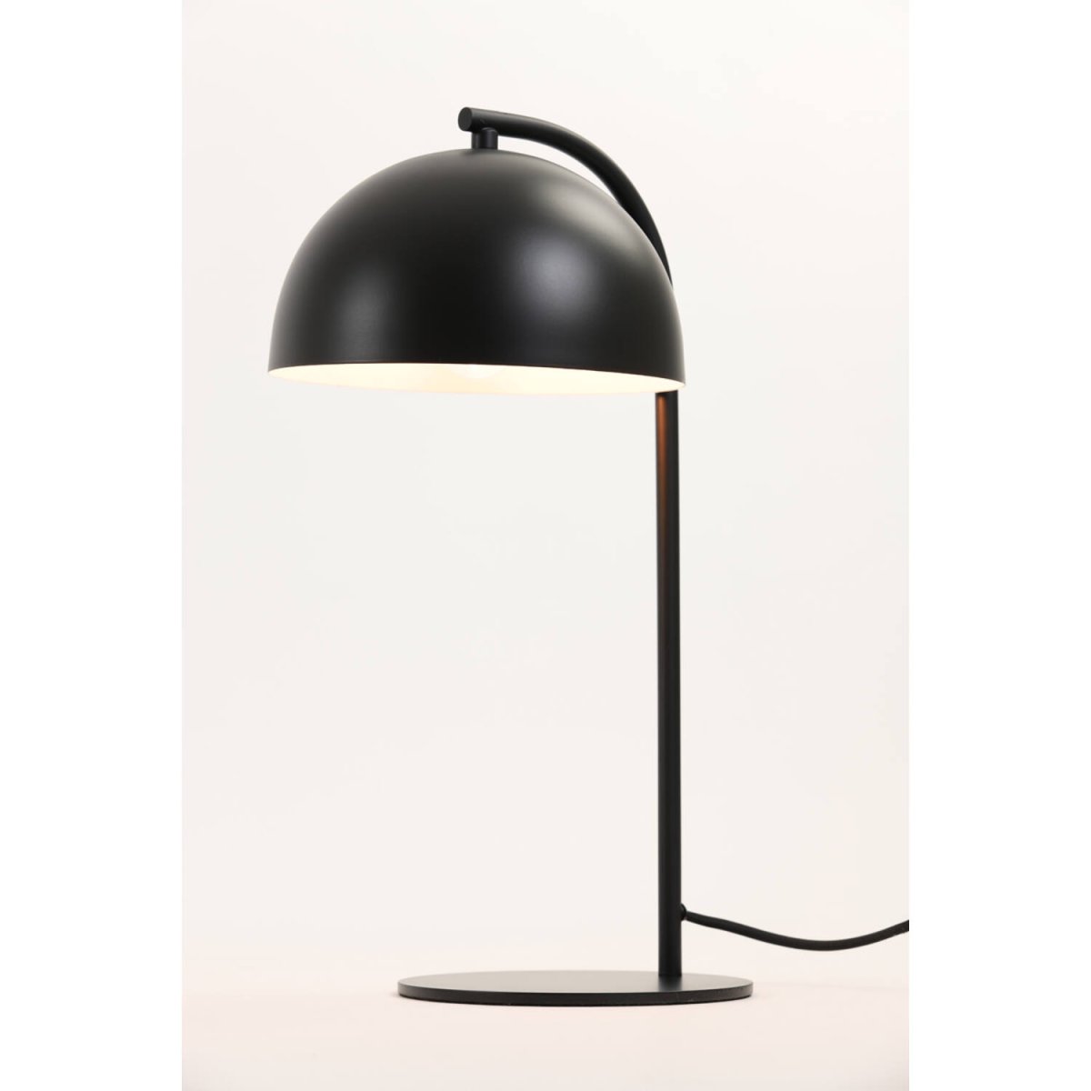 Mette 43cm Sort bordlampe Fra Light & Living - Leveres med ledning, strømafbryder og stik.