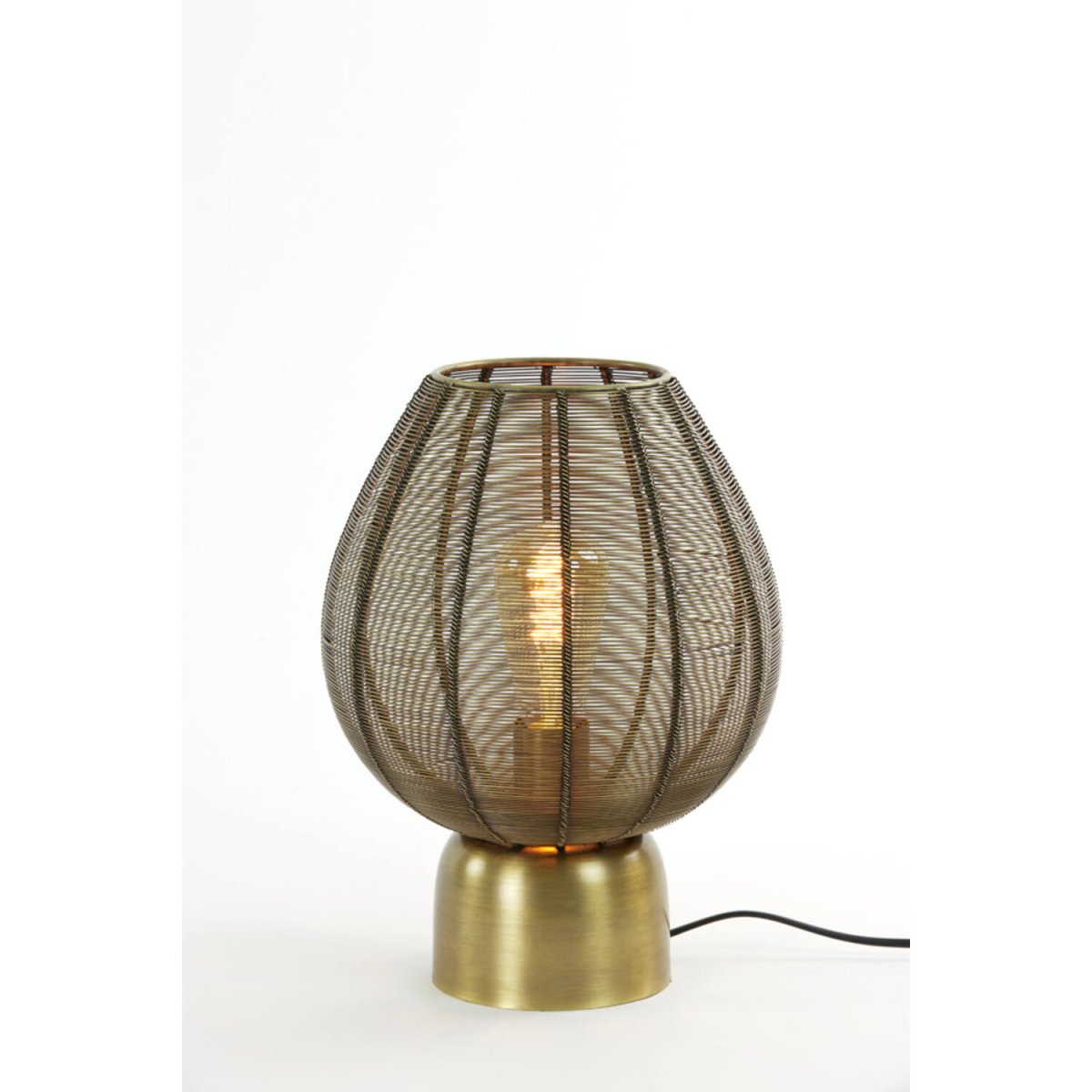 Suneko 34cm Antik guld bordlampe Fra Light & Living - 