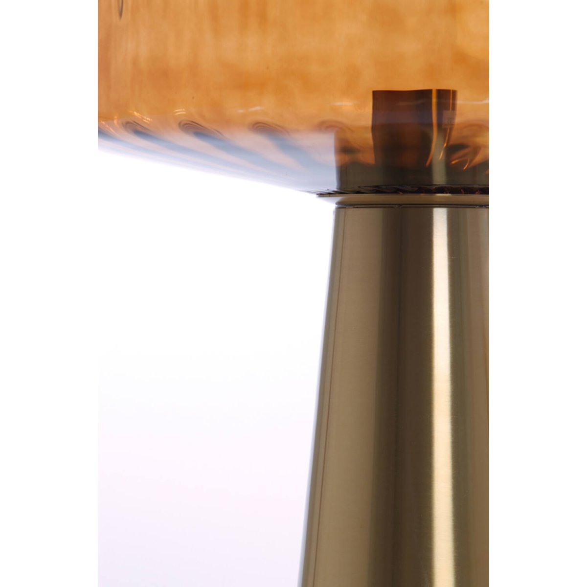 Pleat 53cm Guld/brun bordlampe Fra Light & Living - 