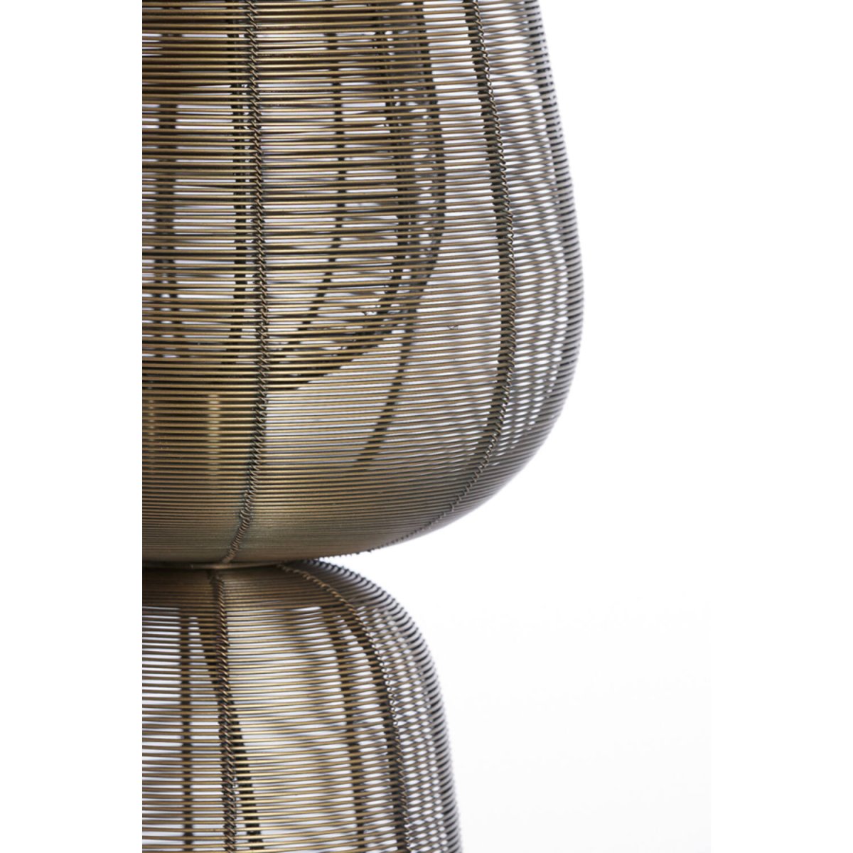 Aboso 54cm Bronze bordlampe Fra Light & Living - Aboso er en stilfuld bordlampe lavet af jern med en bronzefinish, hvor det åbne design skaber et smukt skyggespil.