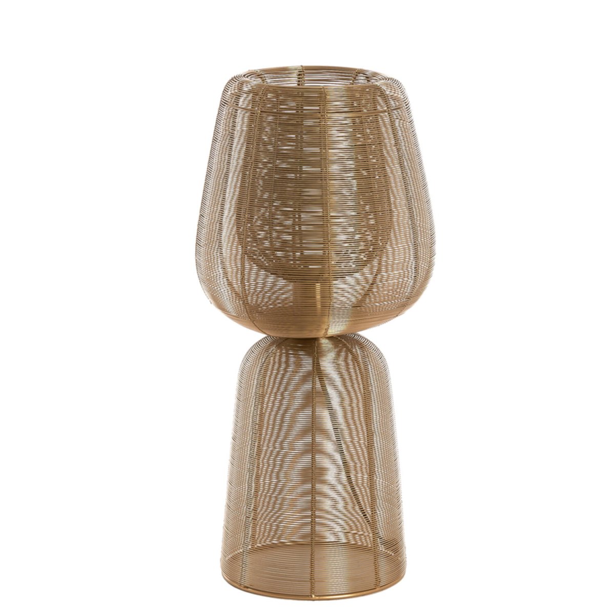 Aboso 54cm Guld bordlampe Fra Light & Living - Aboso er en stilfuld bordlampe lavet af jern med en guldfinish, hvor det åbne design skaber et smukt skyggespil.