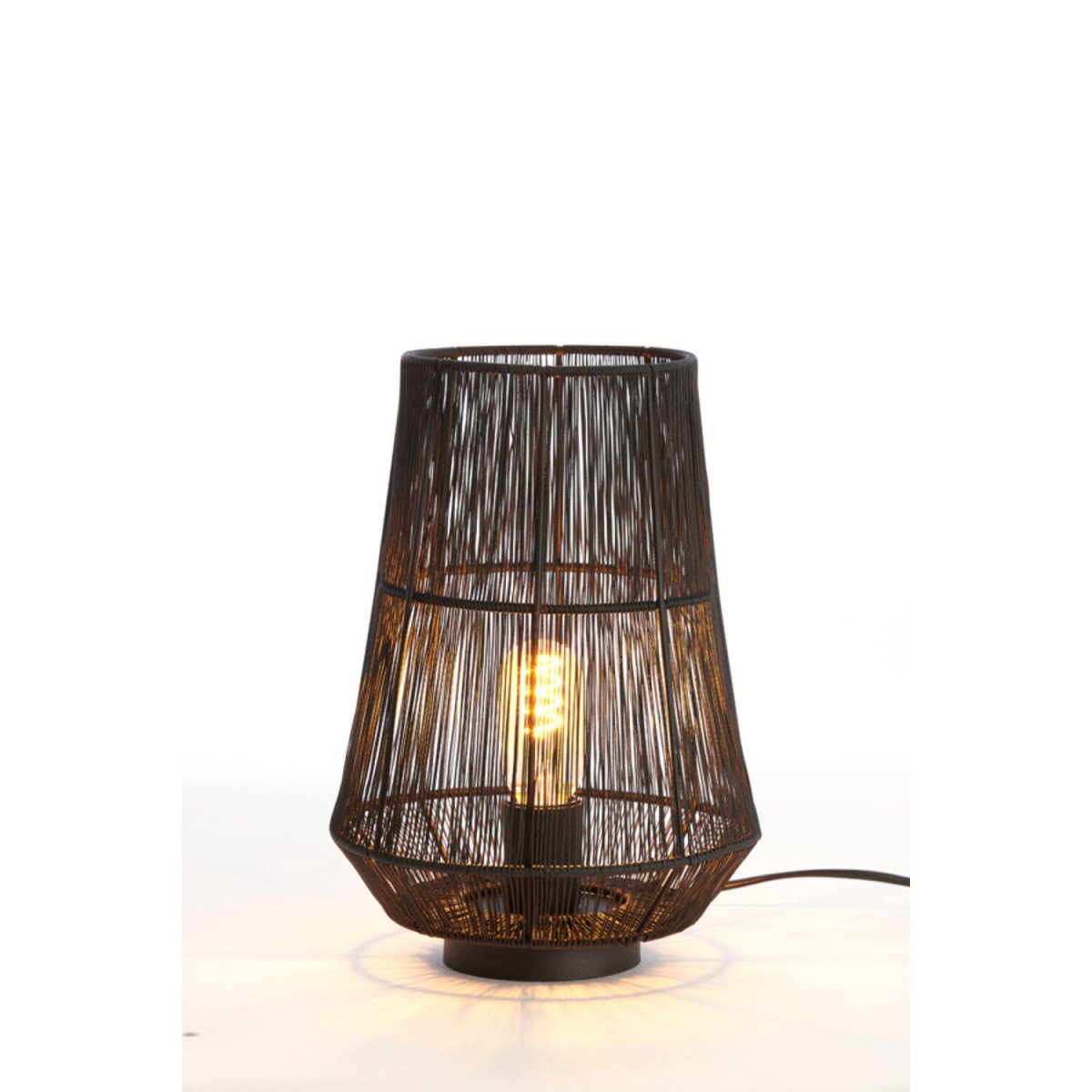 Banjar 33cm Sort bordlampe Fra Light & Living - 