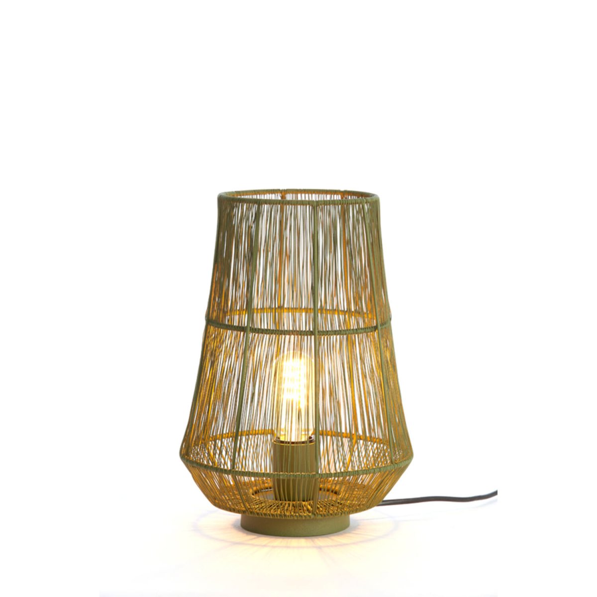 Banjar 33cm Grøn bordlampe Fra Light & Living - 