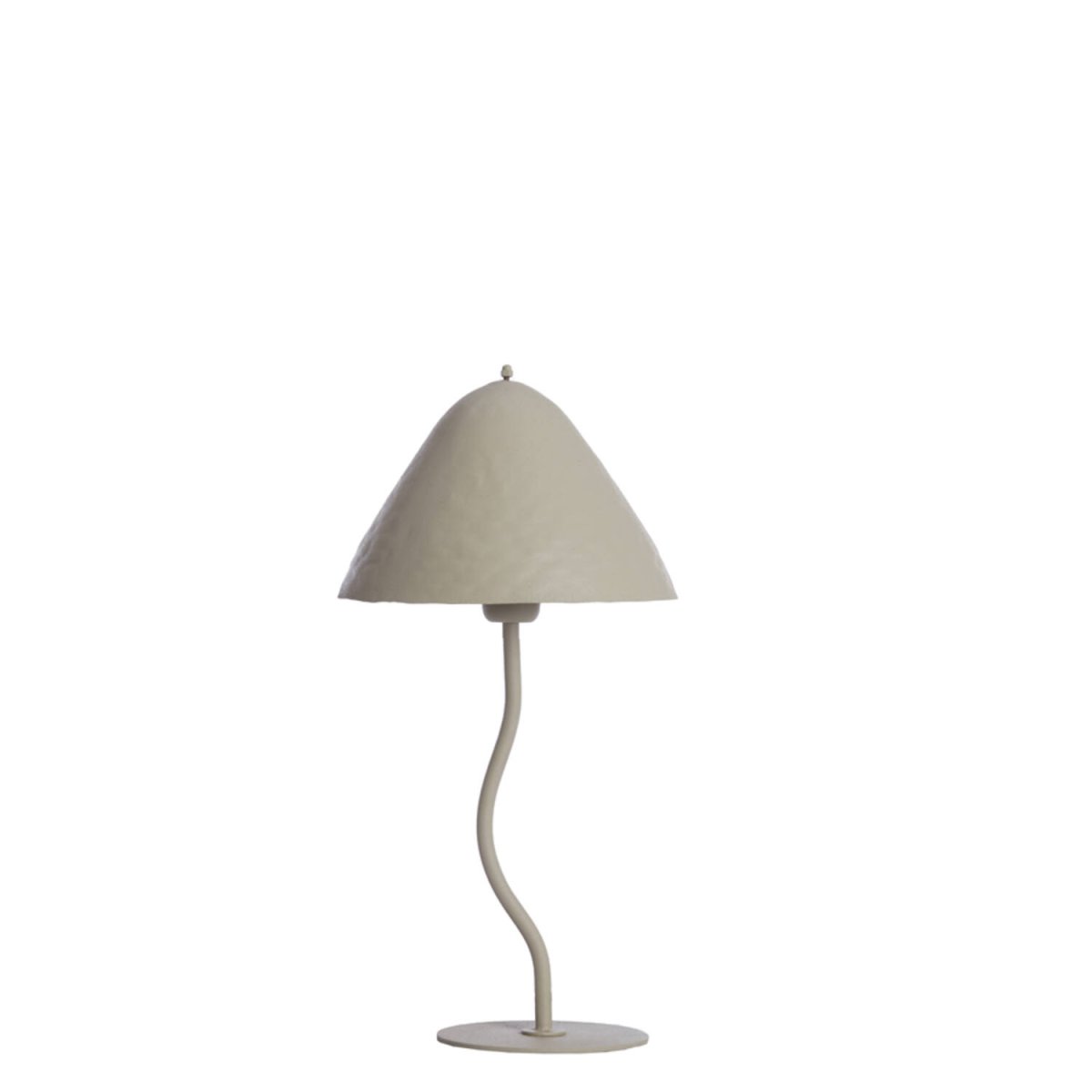 Elimo 50cm Lysegrå bordlampe Fra Light & Living - 