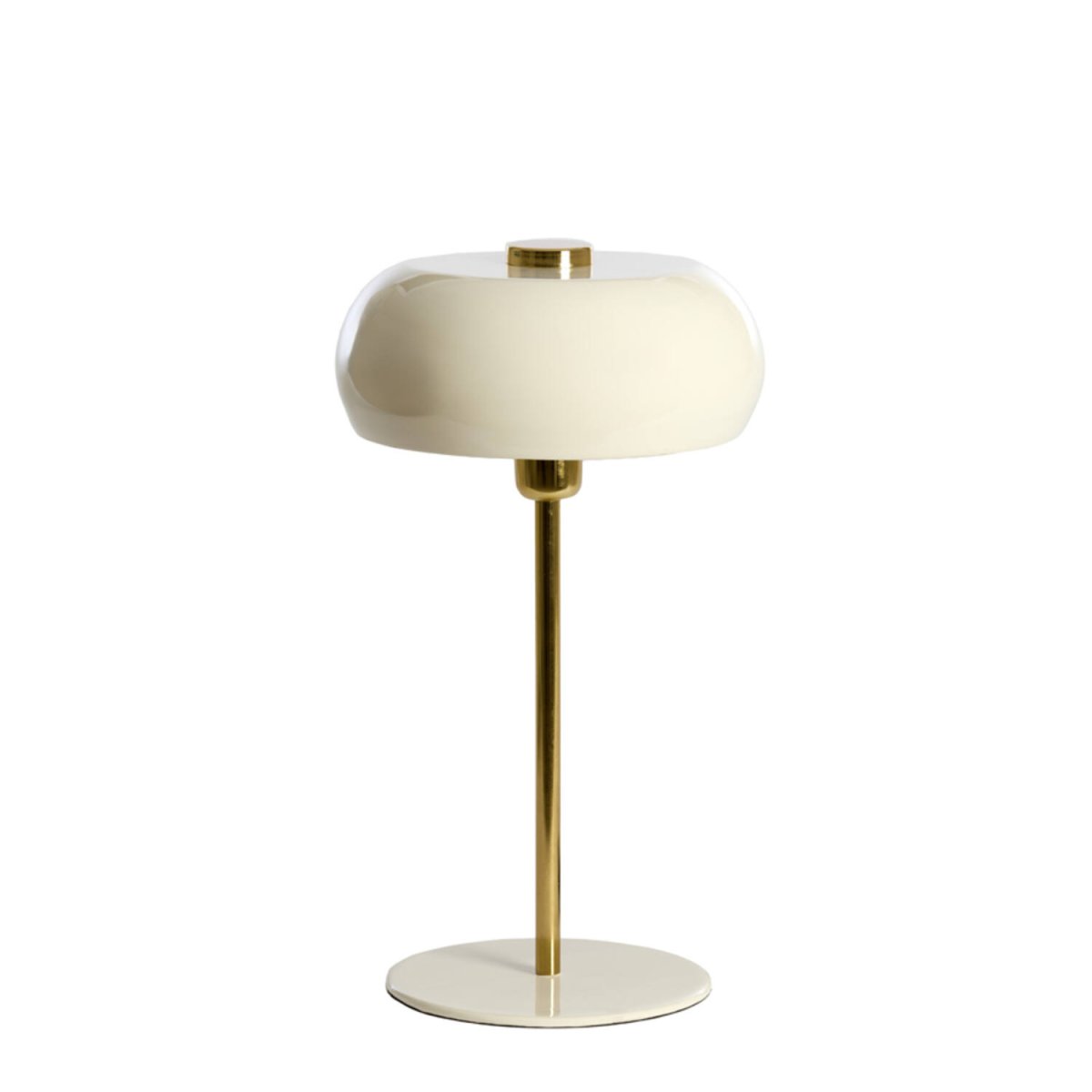 Surin 47cm Cremet hvid bordlampe Fra Light & Living - 