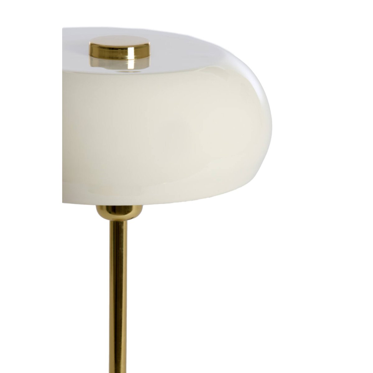 Surin 47cm Cremet hvid bordlampe Fra Light & Living - 