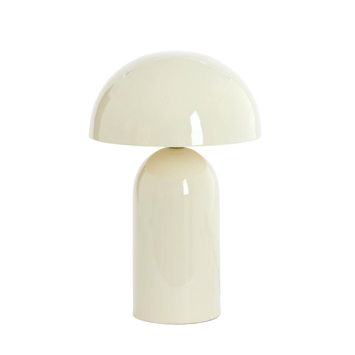 Tolima 48cm Cremet hvid bordlampe Fra Light & Living - Lampens harmoniske farvetone spreder en varm og behagelig f&oslash;lelse i rummet - perfekt som stemningsbelysning p&aring; natbordet, i vinduet eller p&aring; en hylde.