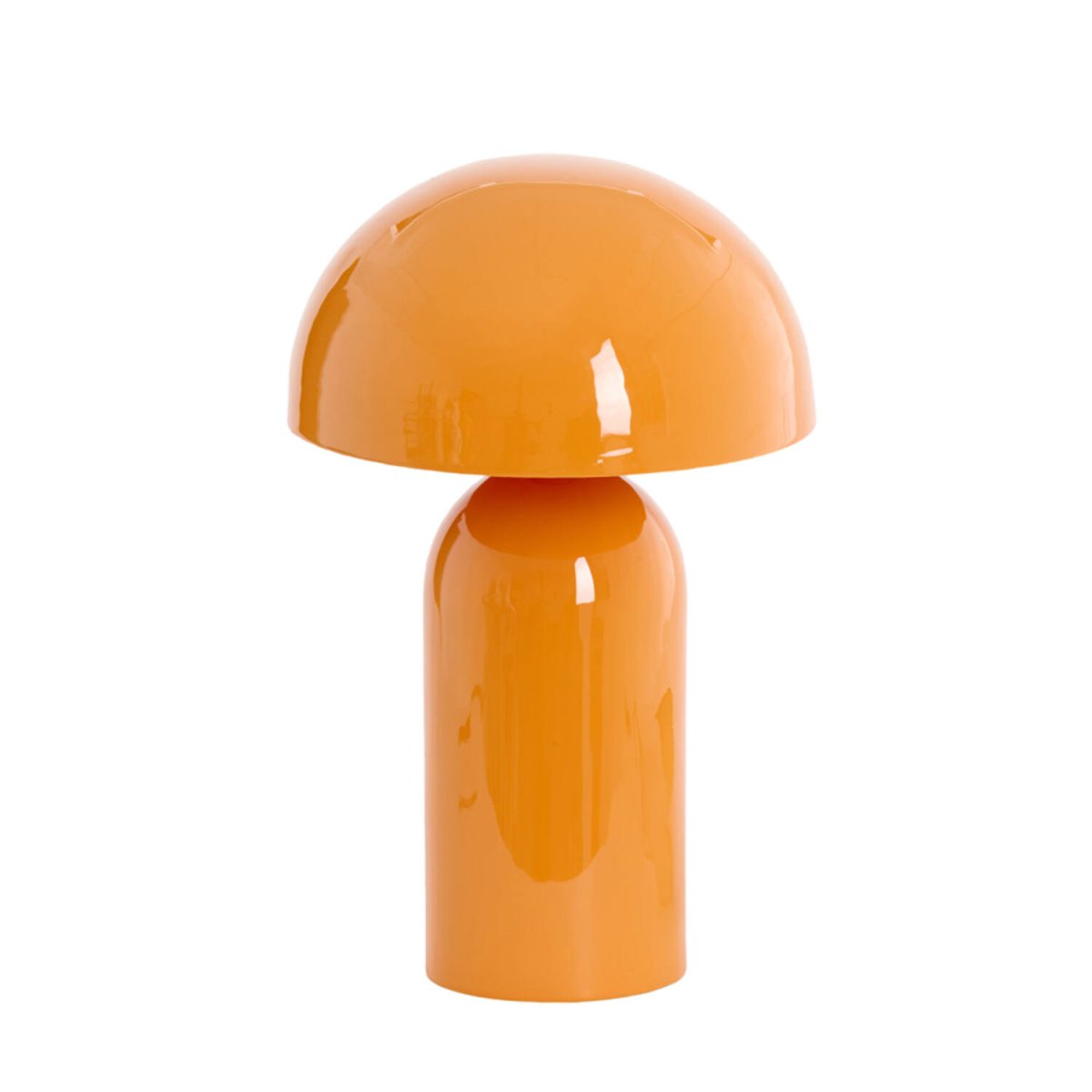 Tolima 48cm Orange bordlampe Fra Light & Living - Lampens farvetone spreder en varm og behagelig f&oslash;lelse i rummet - perfekt som stemningsbelysning p&aring; natbordet, i vinduet eller p&aring; en hylde.