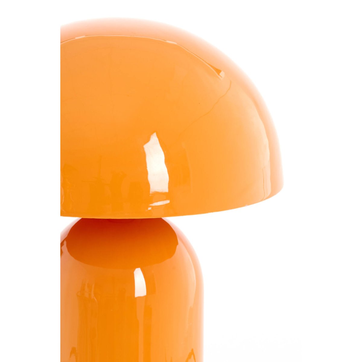 Tolima 48cm Orange bordlampe Fra Light & Living - Lampens farvetone spreder en varm og behagelig f&oslash;lelse i rummet - perfekt som stemningsbelysning p&aring; natbordet, i vinduet eller p&aring; en hylde.
