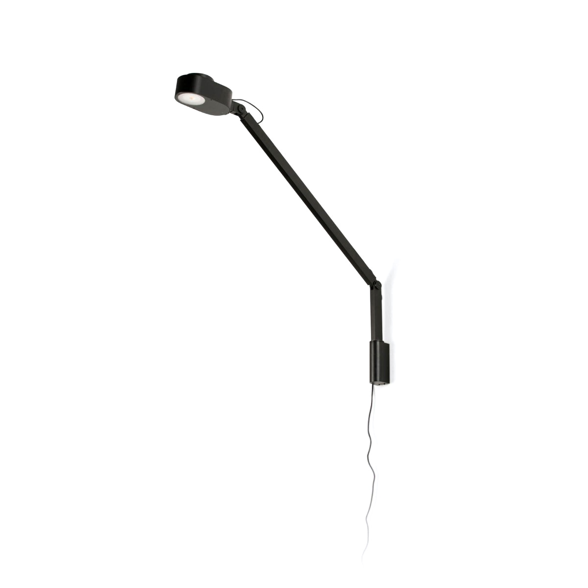 Inviting 86cm Sort væglampe Fra Faro Barcelona - Inviting er en sort v&aelig;glampe med justerbar arm, designet til at give optimal lyskomfort, n&aring;r man l&aelig;ser, arbejder eller studerer.