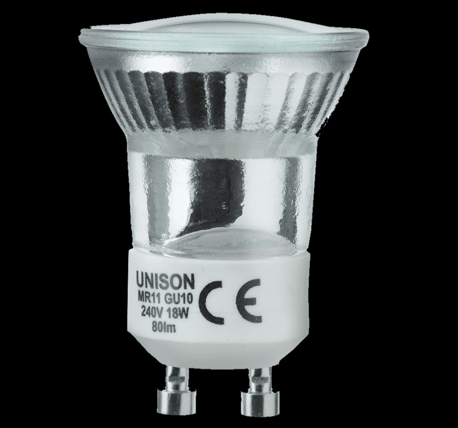 Halogen GU10 Mini 18W Fra Unison - 
