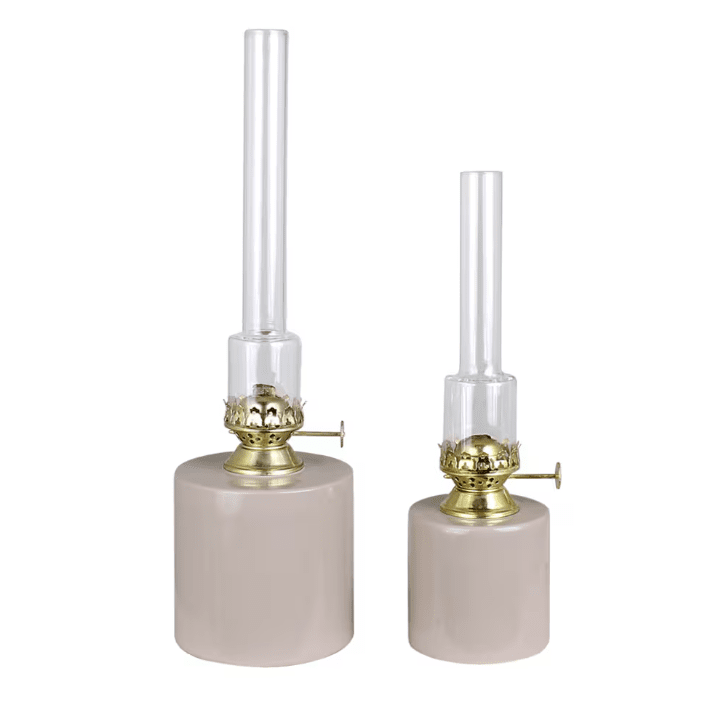 Kerosene Lamp Straight small Beige Fra Strömshaga - Passer med v&aelig;ge artikelnummer 116210 og br&aelig;ndere med artikelnummer 121800G.