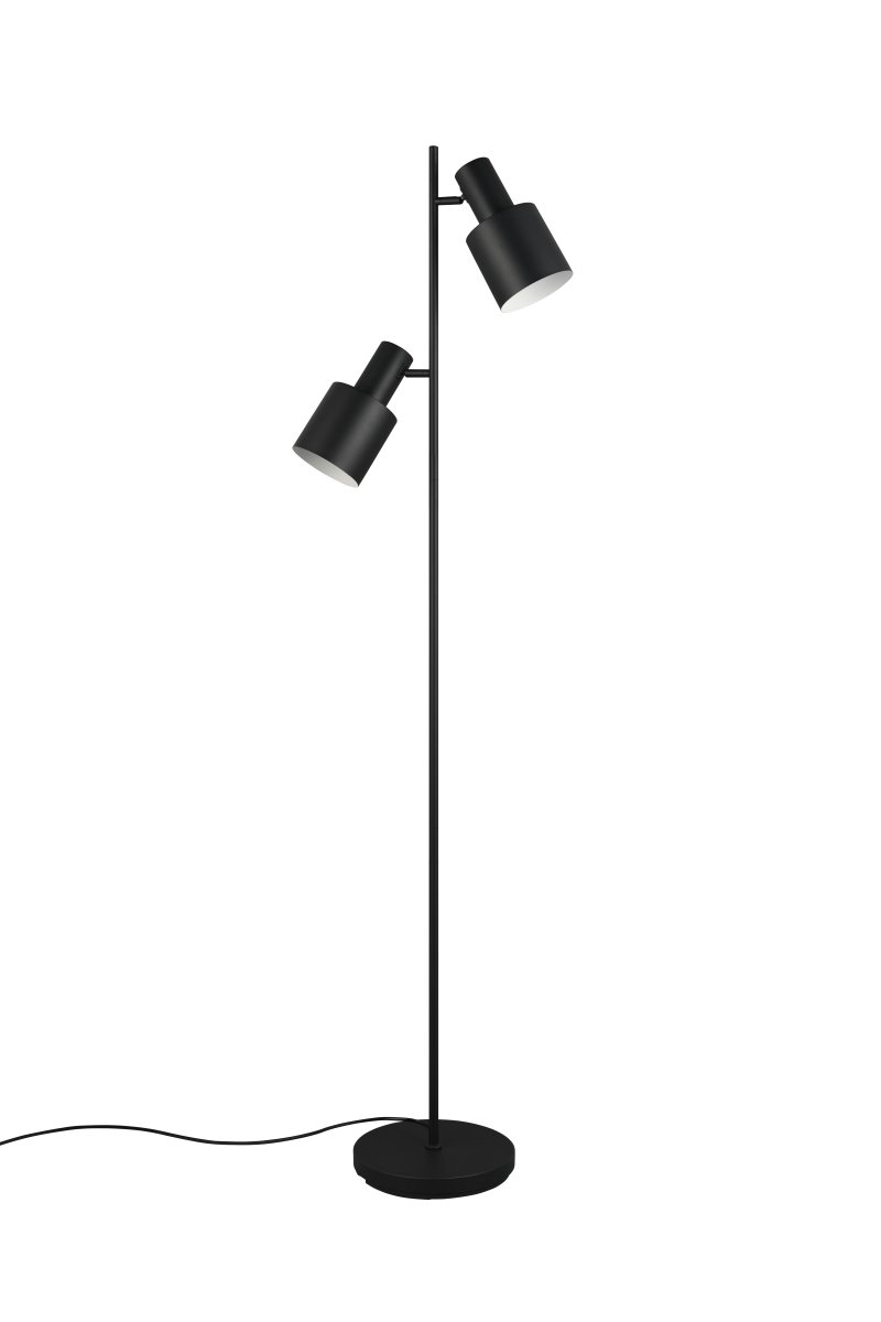 Agudo Sort gulvlampe Fra Trio Lighting - 