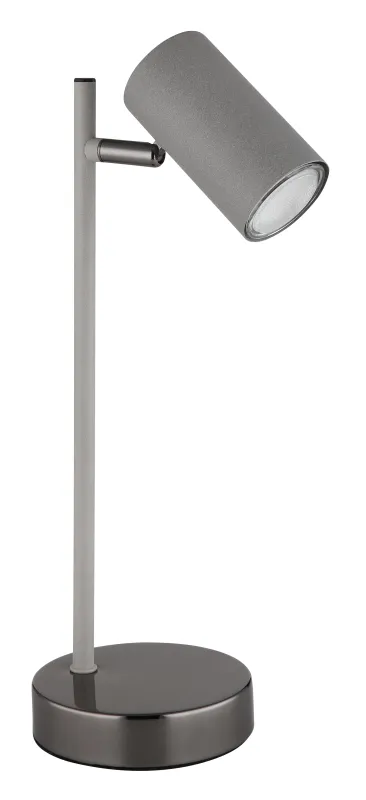 Robby 35cm Grå skrivebordslampe Fra Globo Lighting - Robby &auml;r en praktisk skrivbordslampa som blir ett stilfullt tillskott till ditt hem.