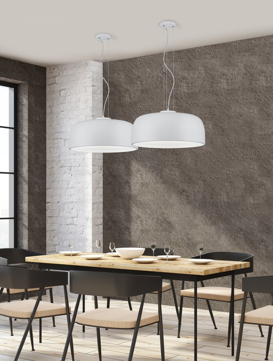 Baron Ø52 Hvid loftslampe Fra Trio Lighting - 