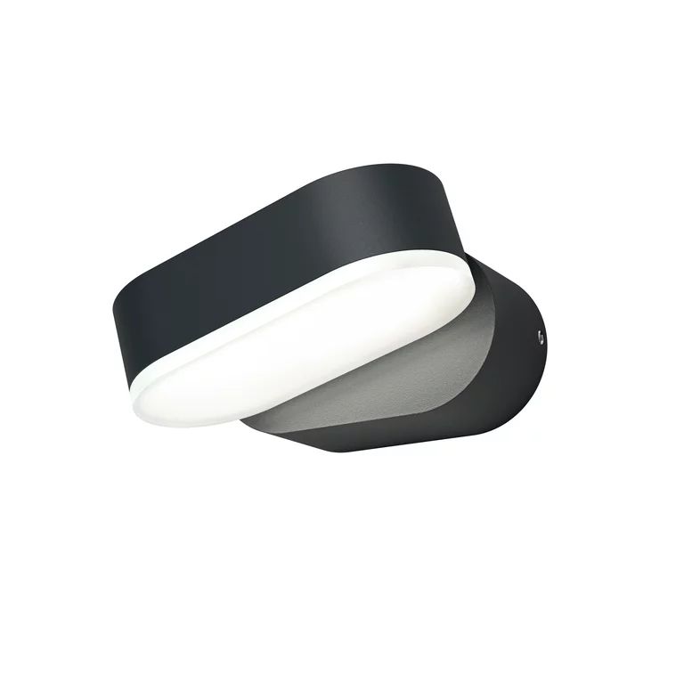 Mini Spot I Mørkegrå udendørslampe Fra Osram - Med en rotationsvinkel p&aring; 320&deg; kan den justeras f&ouml;r att rikta ljuset d&auml;r det beh&ouml;vs, vilket g&ouml;r den perfekt f&ouml;r att belysa specifika omr&aring;den eller skapa en atmosf&auml;risk effekt.