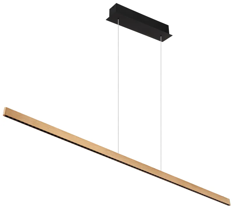 Dentsy 150cm Kobber loftslampe Fra Globo Lighting - Med den smidiga touchknappen f&ouml;r av/p&aring; och den stegl&ouml;sa touchdimmern kan du enkelt justera ljusstyrkan efter &ouml;nskem&aring;l.