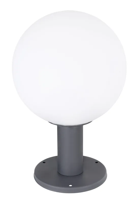 Ossy 38cm Antracit Fra Globo Lighting - Ossy er en stilfuld portlampe med IP44, en moderne tilføjelse til din have eller terrasse.