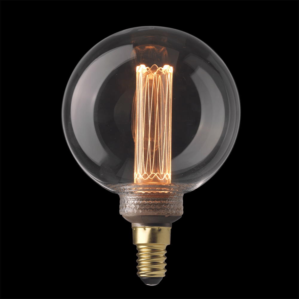 UNI-K E14 Globepære 80 2,3W 1800K Fra Unison - UNI-K Globe 80 Klar dæmpbar 1800K 70lm 2,3W E14 &ndash; Dæmpbar globelampe med lille sokkel &ndash; E14.