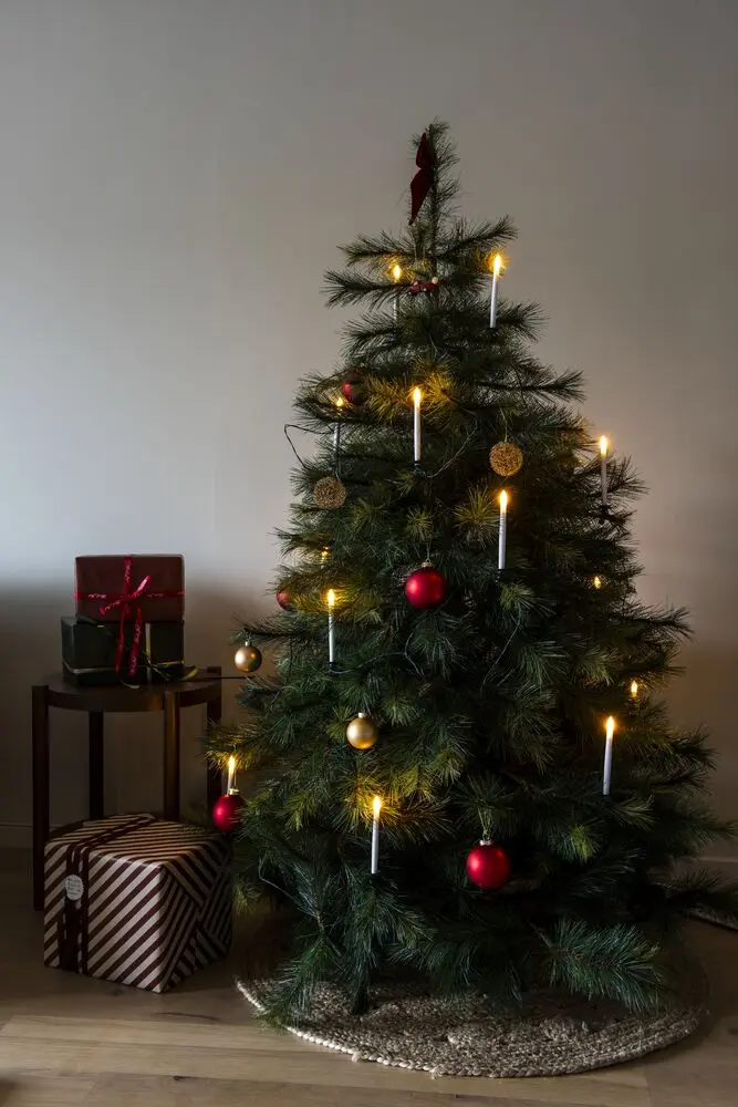 Juletræslys Amber 25LED 22m Grøn Fra Konstsmide - Udstyret med parallelforbindelse &ndash; resten forbliver t&aelig;ndt, selvom en lampe g&aring;r ud.