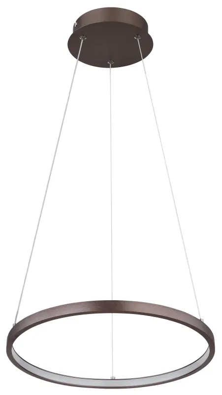 Ralph Ø38 Brun loftslampe Fra Globo Lighting - Med en diameter p&aring; 38,5 cm och en h&ouml;jd p&aring; 120 cm blir den en stilfull blickf&aring;ngare.