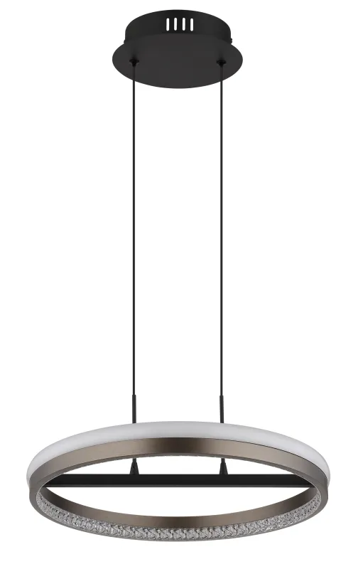 Della Ø40 Grå loftslampe Fra Globo Lighting - Perfekt f&ouml;r vardagsrum och matsalar, d&auml;r den skapar en inbjudande atmosf&auml;r och en modern touch.