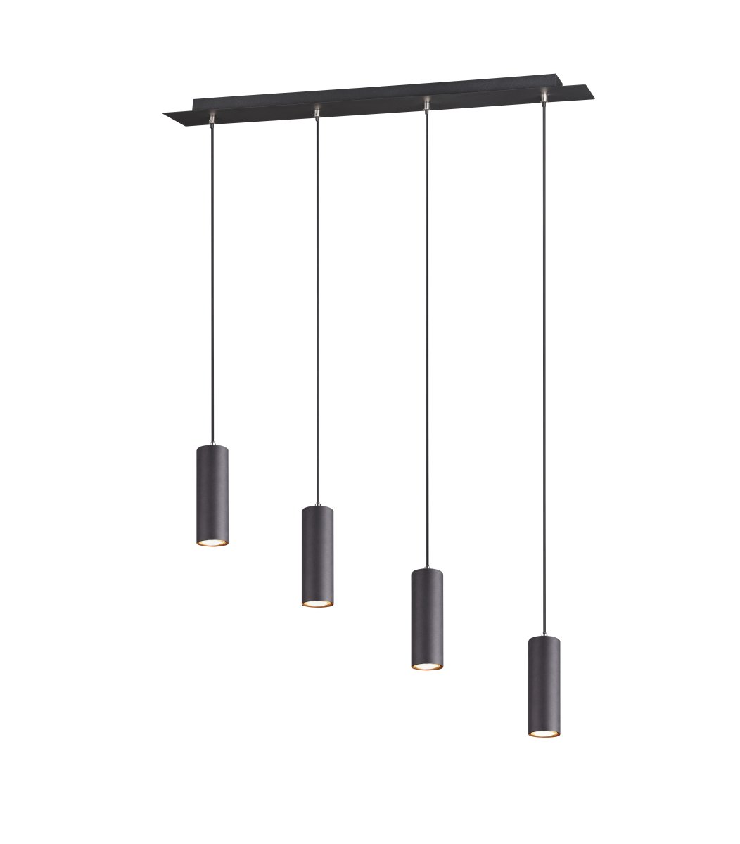 Marley 75cm Sort loftslampe Fra Trio Lighting - 