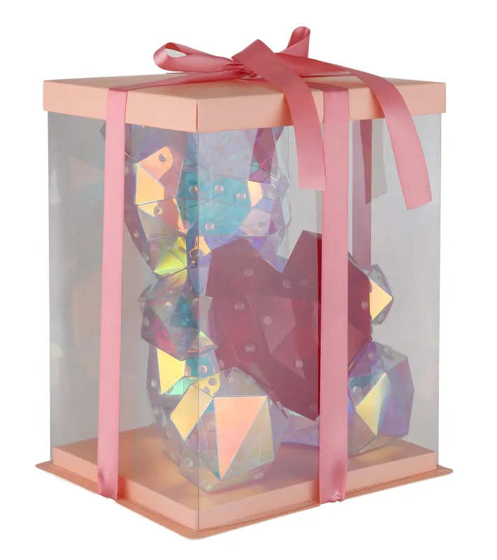 Brondar Gennemsigtig børnelampe Fra Globo Lighting - Den charmiga bordslampan i form av en s&ouml;t bj&ouml;rn med ett hj&auml;rta i kristall-look sprider ett magiskt sken i rummet.