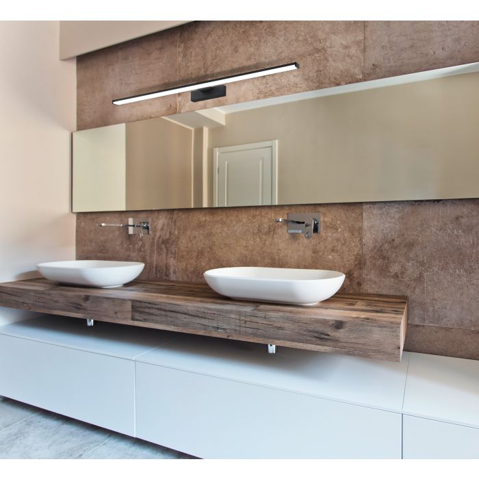 Pandella 78cm Sort badeværelseslampe Fra Eglo - 