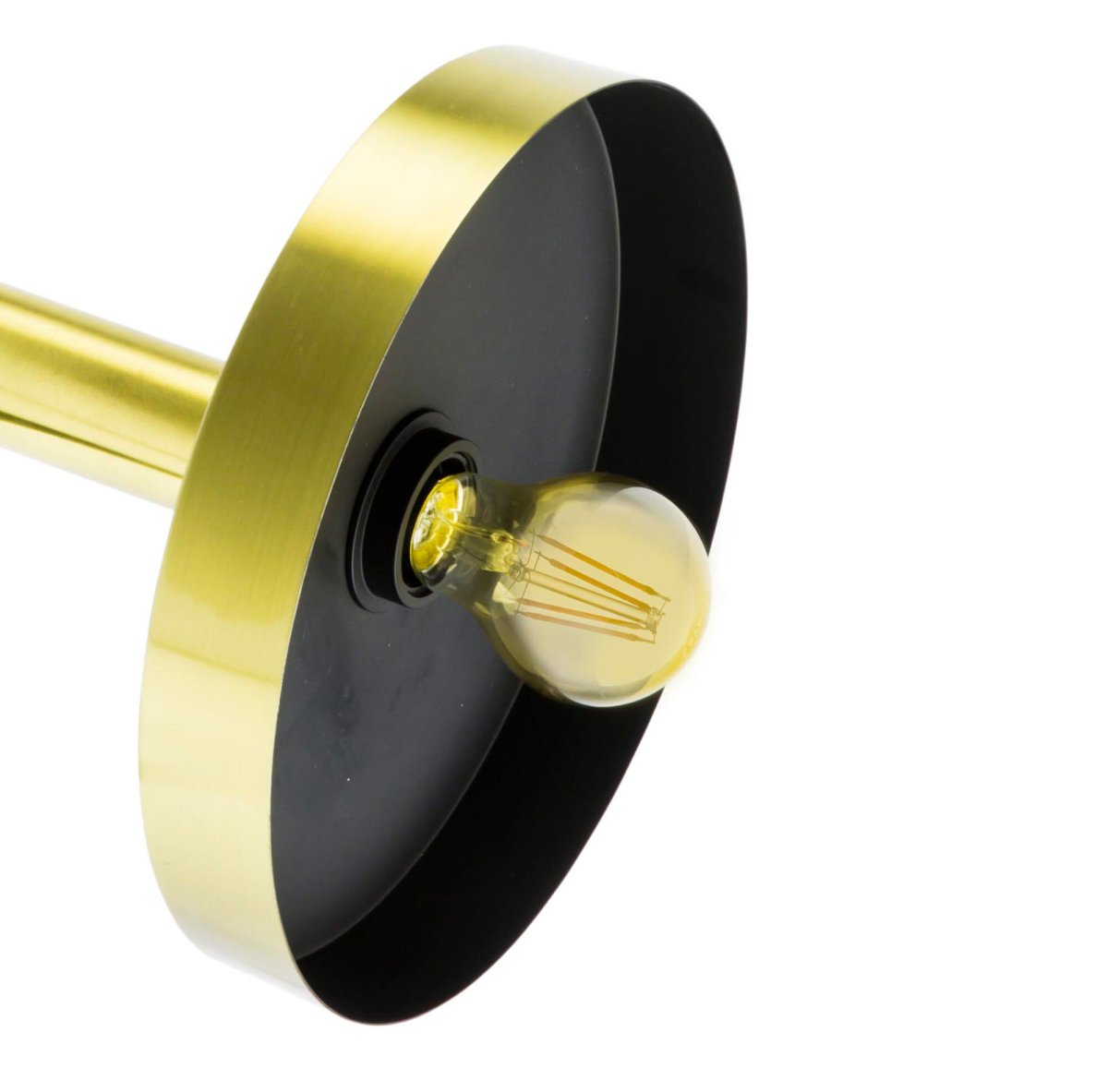 Whizz 70cm Guld væglampe Fra Faro Barcelona - Whizz er en designserie af Christoph Friedrich Wagner, der kombinerer moderne &aelig;stetik med eksklusive materialevalg.