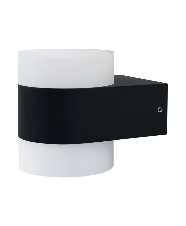 Puck UpDown Mørkegrå udendørslampe Fra Ledvance - Puck UpDown&nbsp;&auml;r en modern och stilren fasadlampa som sprider sitt ljus b&aring;de upp&aring;t och ned&aring;t.