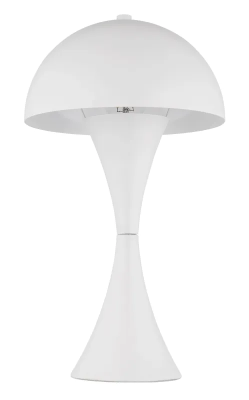 Dima 36cm Hvid bordlampe Fra Globo Lighting - Perfekt f&ouml;r moderna milj&ouml;er, d&auml;r den ger en sofistikerad touch samtidigt som den sprider behagligt ljus.