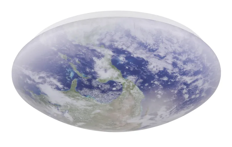 Gaia Ø35 Hvid børnelampe Fra Globo Lighting - Ett utm&auml;rkt val f&ouml;r vardagsrum, kontor eller barnrum och fungerar b&aring;de som en funktionell ljusk&auml;lla och en dekorativ inredningsdetalj.