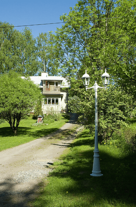 Kartano Twin 225cm Hvid lygtepæl Fra Airam - 