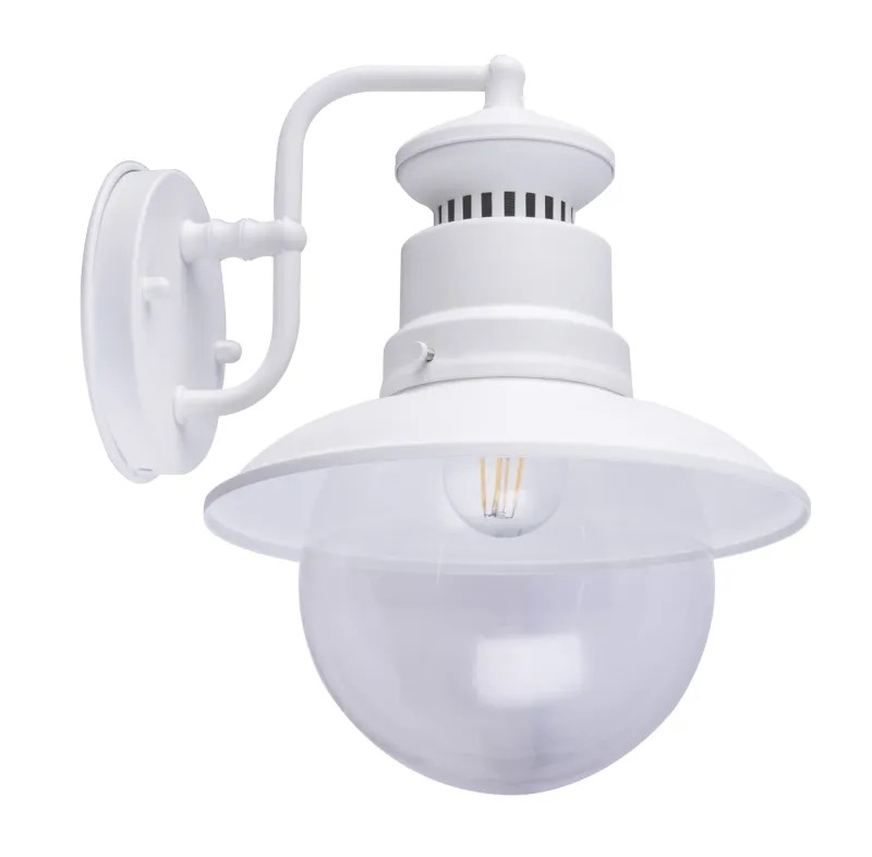 Stella Hvid udendørslampe Fra Globo Lighting - Kombinera stil och funktion med Stella och skapa en inbjudande atmosf&auml;r runt ditt hem!