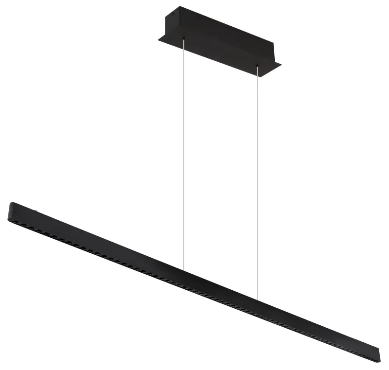 Dentsy 120cm Sort loftslampe Fra Globo Lighting - Med den smidiga touchknappen f&ouml;r av/p&aring; och den stegl&ouml;sa touchdimmern kan du enkelt justera ljusstyrkan efter &ouml;nskem&aring;l.