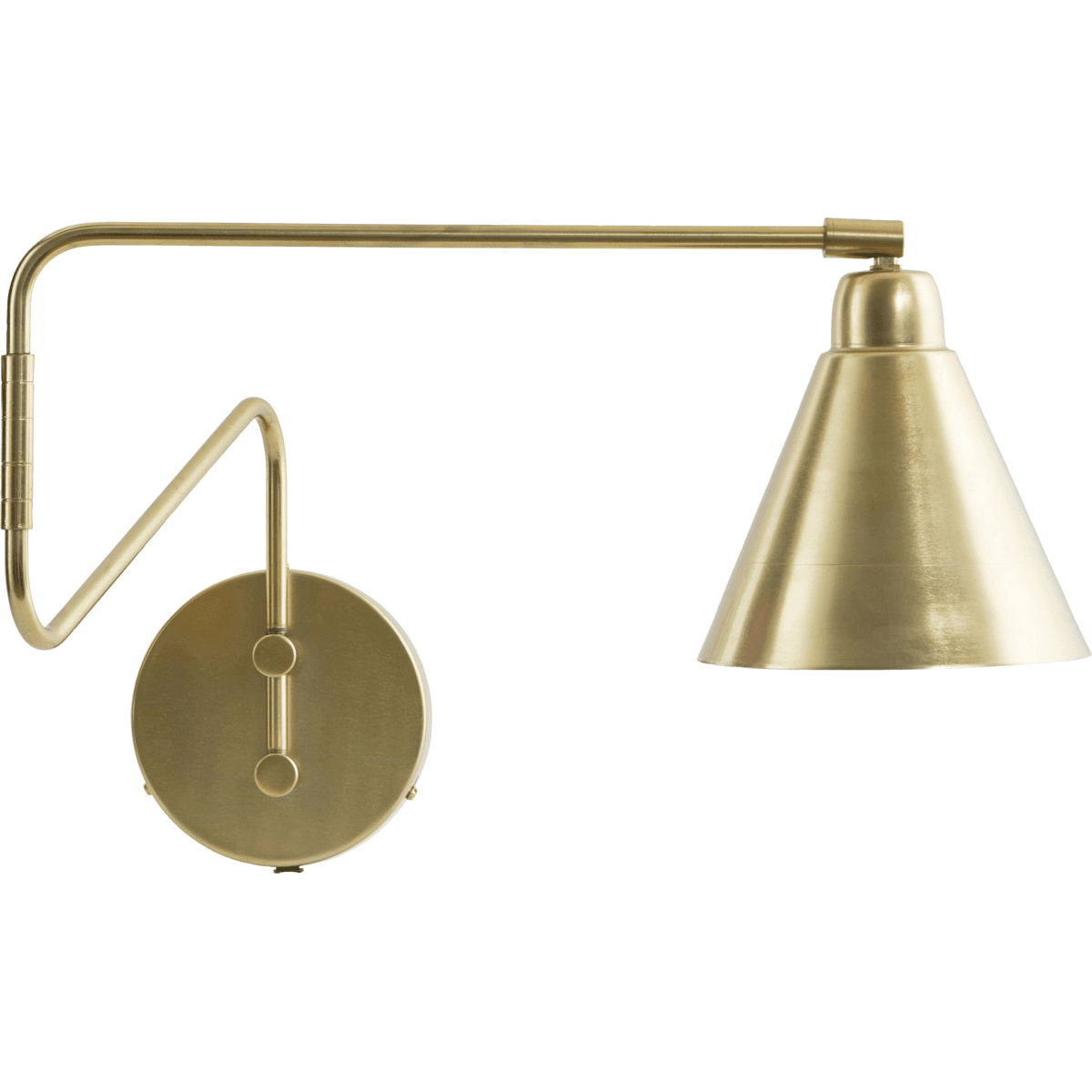 Game 76cm Messing væglampe Fra House Doctor - Game fra House Doctor er en meget smuk v&aelig;glampe, der har en fantastisk messingfinish.