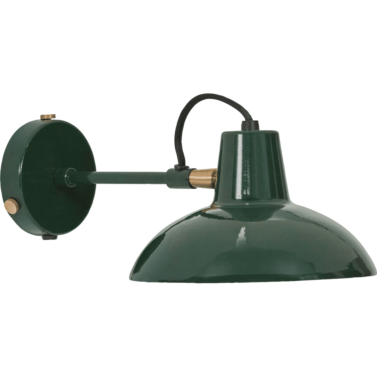Desk Ø18 Grøn væglampe Fra House Doctor - Med sin grønne emalje finish og klassiske bordlampe design giver den et moderne og tidløst udtryk.