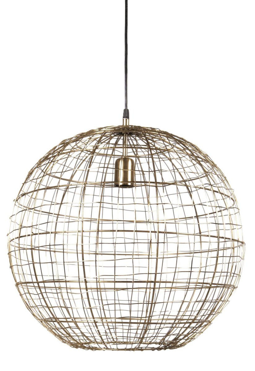 Corby Ø46 Guld loftslampe Fra PR Home - En rigtig fin indretningsdetalje i dit hjem, der passer både over et bord eller på en trappe.