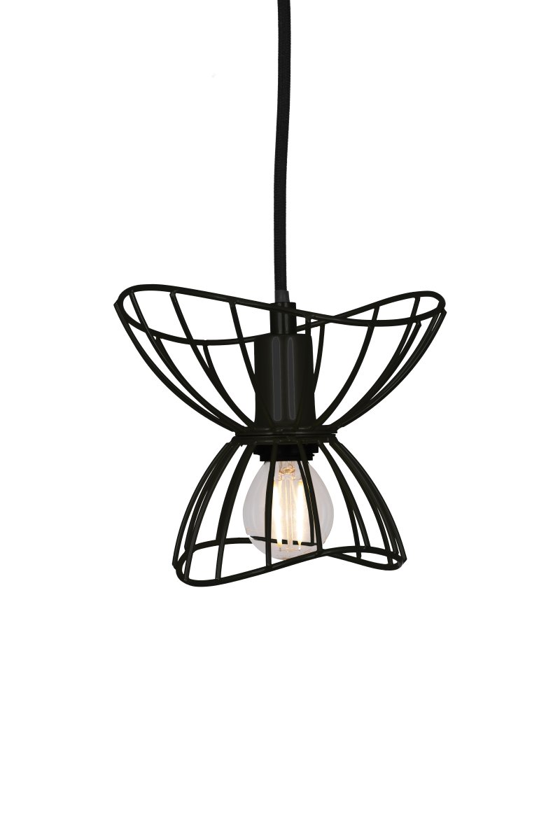 Ray Ø16 Sort vindueslampe Fra Globen Lighting - Ray er en metalvindueslampe med en organisk, blødt bølgende form.