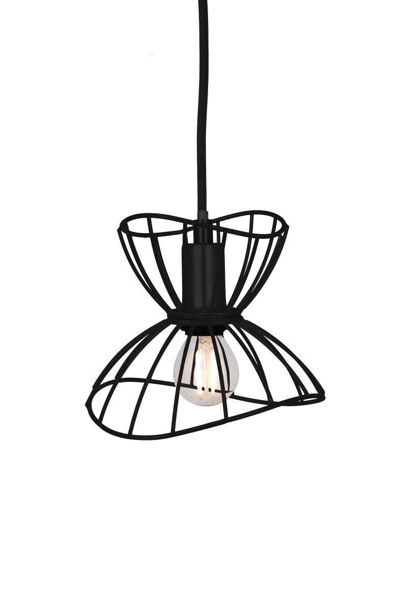 Ray Ø16 Sort vindueslampe Fra Globen Lighting - Ray er en metalvindueslampe med en organisk, blødt bølgende form.