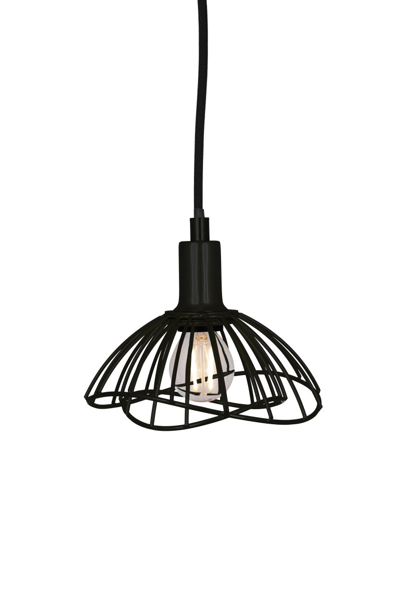 Ray Ø16 Sort vindueslampe Fra Globen Lighting - Ray er en metalvindueslampe med en organisk, blødt bølgende form.