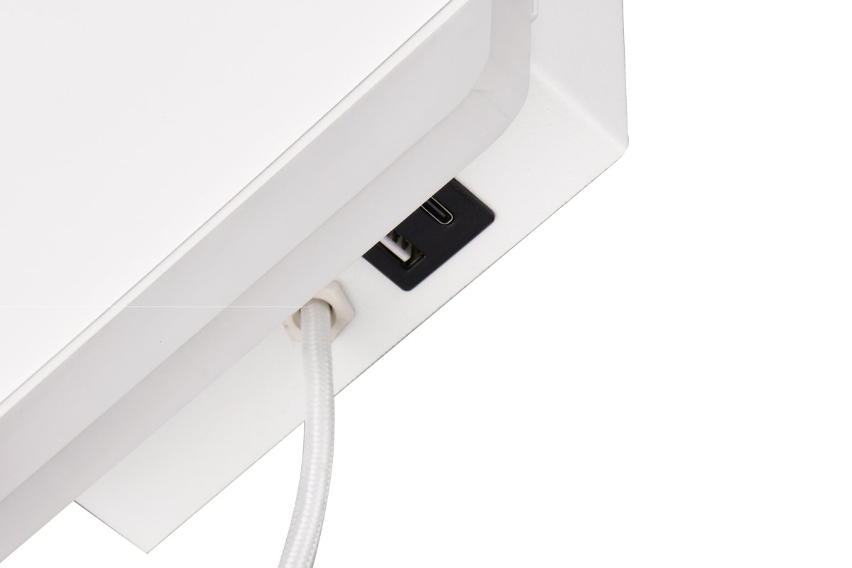 Fairfield 20cm Hvid væglampe Fra Trio Lighting - Den indbyggede SWITCH-dæmper giver dig mulighed for at justere lysstyrken fra 100 % til 50 % og 25 % med tænd/sluk-kontakten tændt; lampen.