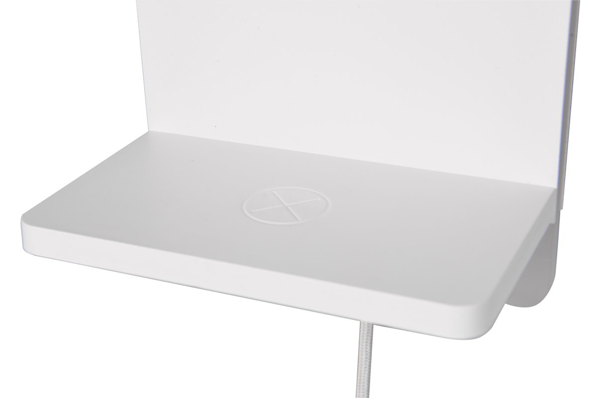 Fairfield 20cm Hvid væglampe Fra Trio Lighting - Den indbyggede SWITCH-dæmper giver dig mulighed for at justere lysstyrken fra 100 % til 50 % og 25 % med tænd/sluk-kontakten tændt; lampen.
