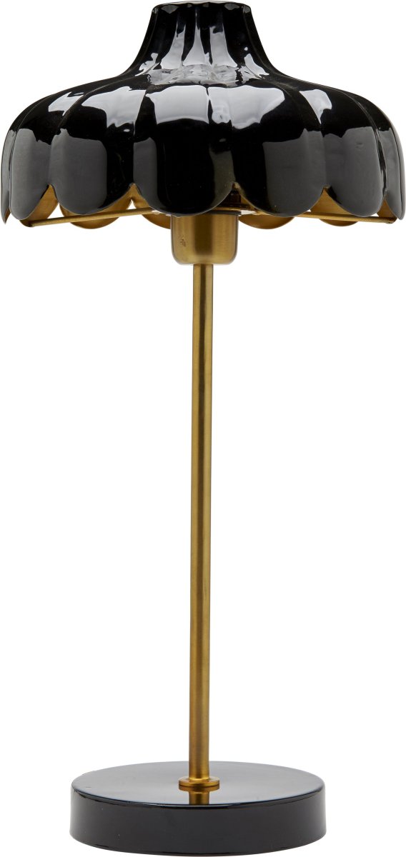 Wells 50cm Sort bordlampe Fra PR Home - Vi er blevet inspireret af en blomst og har skabt denne serie i flere farver og modeller.